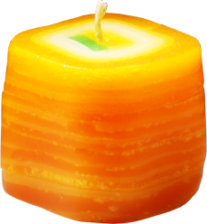 Логотип на свече
